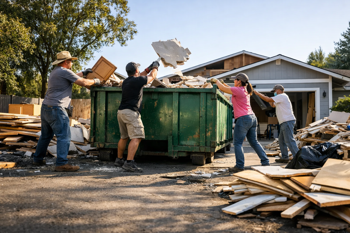 What Size Dumpster Makes Sense for a Whole Home Remodel in Santa Rosa?