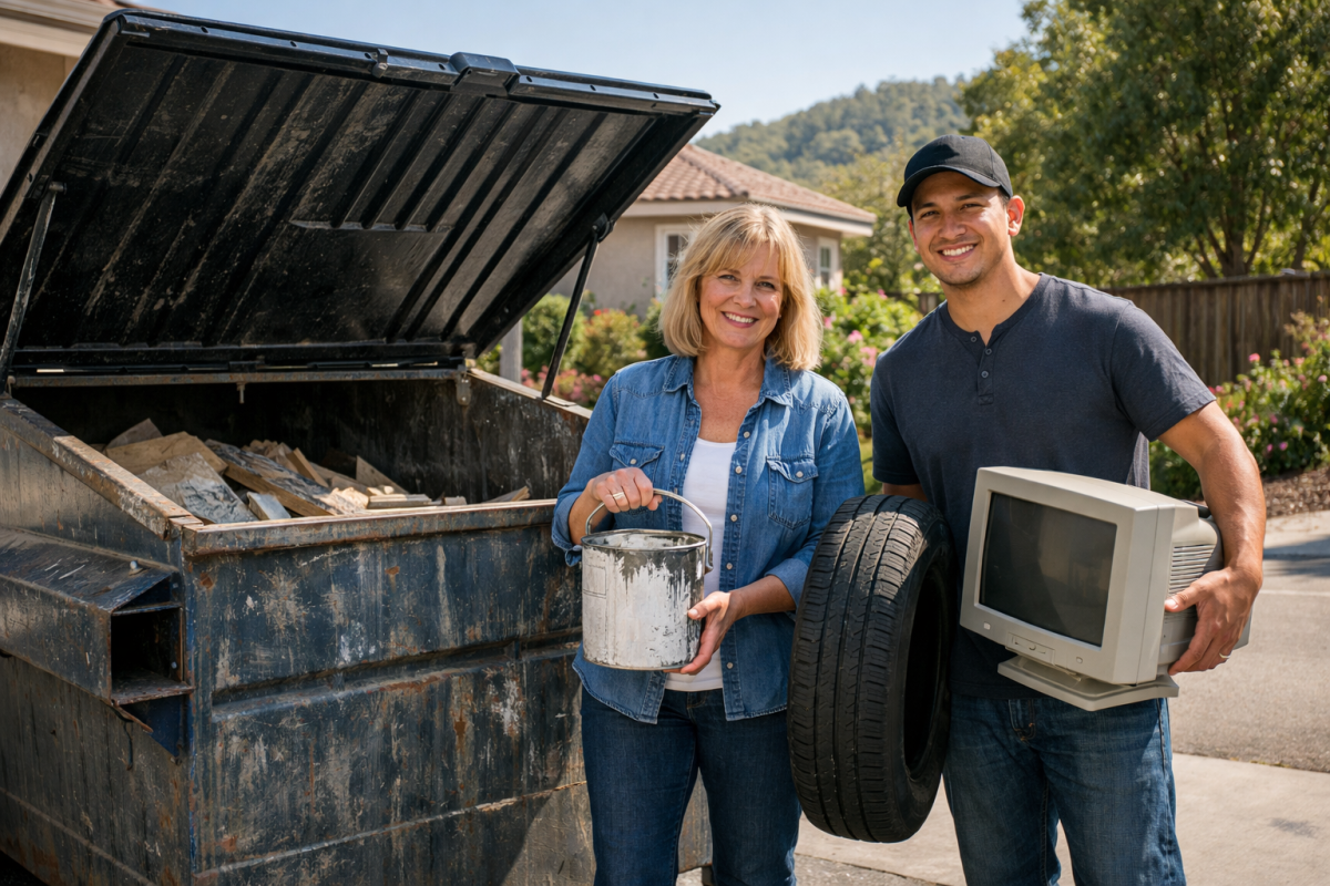 Local regulations for construction dumpster disposal in property cleanouts FAQ