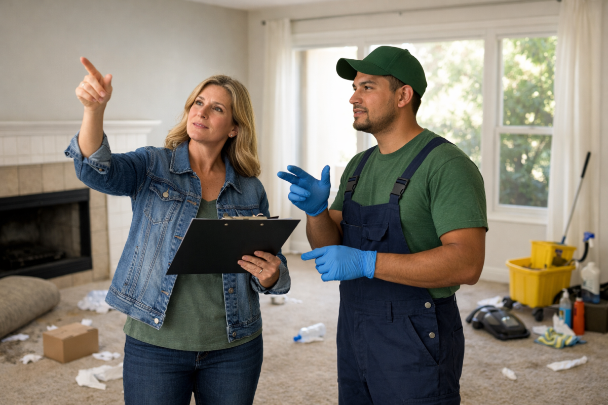 Sonoma County Rental Property Cleaning Process Move out cleanup and deep cleaning for Sonoma County rental property owners