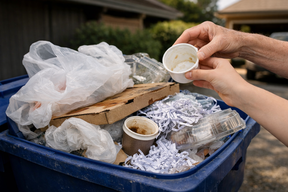 Commonly misidentified recyclable items in Sonoma and Marin for property cleanouts