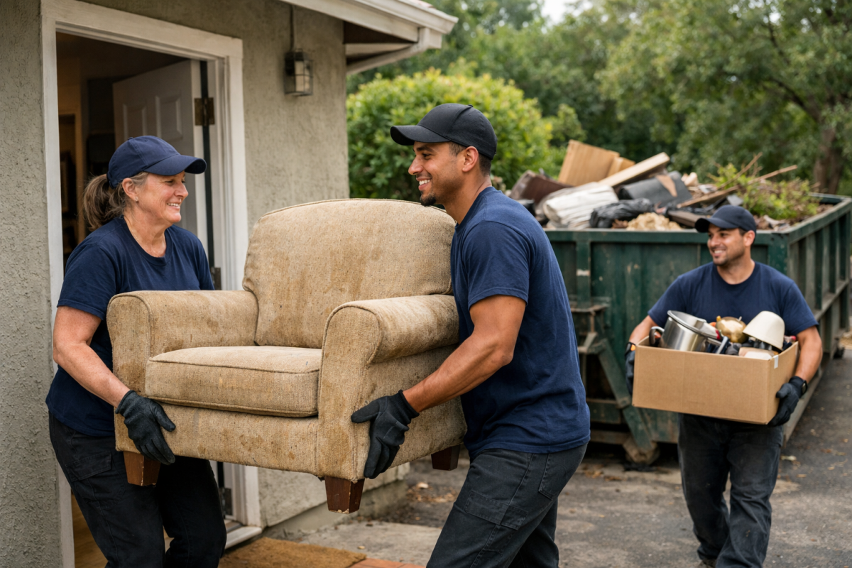 Estate Cleanout FAQ in Sonoma County Estate cleanout experts answering FAQs about fast property cleanout solutions in Sonoma County