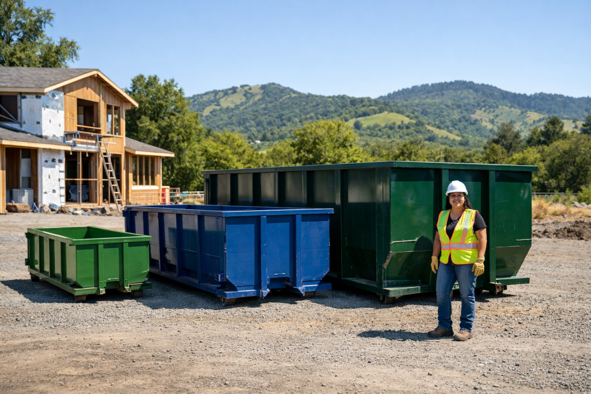Roll Off Dumpster Rental Sizes in Santa Rosa Roll off dumpster rentals in Santa Rosa for construction debris removal and property cleanouts